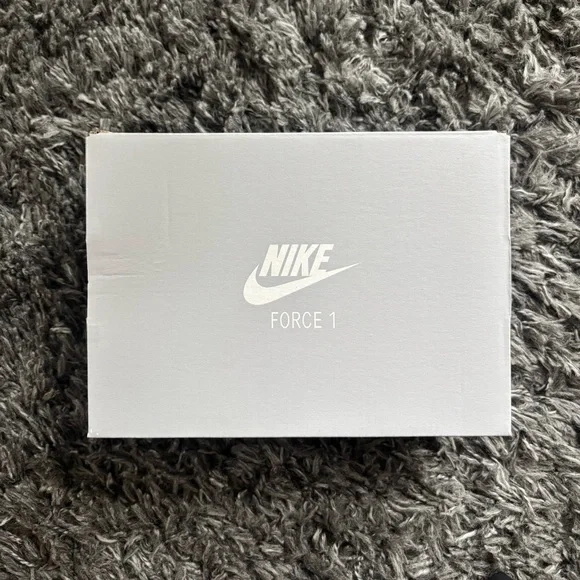 Nike Kids Green and White Air Force 1 AF1